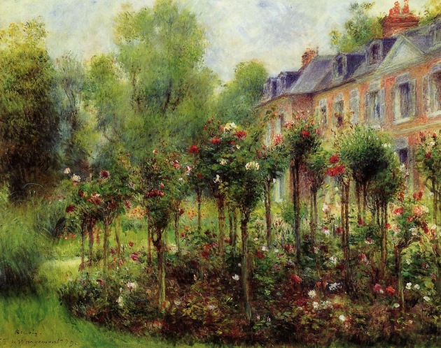 The Rose Garden at Wargemont, Renoir
